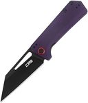 CJRB Folding Knives RUFFIAN (J1924-BVT) AR-RPM9 Powder Steel Black PVD Blade Violet Purple G10 Tactical Handle Pocket Folding Knife EDC Knife Designed by Dirk Pinkerton
