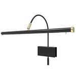 Cocoweb 48 cm Adjustable Height and Shade Energy-efficient LED Grand Piano Lamp – Black/Brass Accents