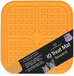 Hyper Pet IQ Treat lick mat for Dogs, Dog Slow Feeder & Cat lick mats | Great Alternative to Slow Feeder Dog Bowls & Cat Slow Feeders | Perfect Dog licking mat, Cat Puzzle Feeder & Dog Enrichment Toys
