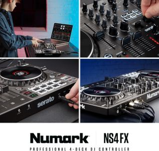 Numark NS4FX 4-Channel DJ Controller – Professional Performance Mixer