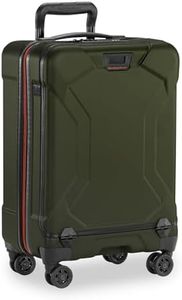 Briggs & Riley Torq Hardside Domestic Carry-On 4 Wheel Spinner Suitcase, 56cm, 44.9L, Hunter Green
