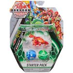 BAKUGAN Starter Pack 3-Pack, Nillious Ultra, Geogan Rising Collectible Action Figures