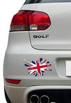 Union Jack Flag Splat 3D Effect Funny Decal Sticker Car, Van, Laptop, Doors or Walls Ideal for Camper Vans, Caravans Cars and Vans