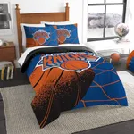 Northwest NBA Officially Licensed New York Knicks Comforter & Sham Set, Full/Queen