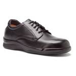 Aetrex Men's Conform Lace Oxford, Black Soft Leather, 11 3E US