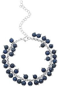 Shop LC Lapis Lazuli Bead Charm Ankle Bracelets For Women Adjustable Beach Fashion Foot Jewelry Beaded Anklet in Stainless Steel Boho Birthday Gifts for Women Size 7.5-10.5" Ct. 53.50 Birthday Gifts