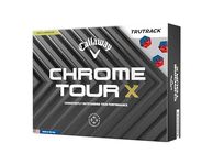 Callaway Golf Chrome Tour X Golf Balls (True Track, Blue/Red)