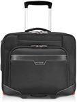 EVERKI Journey Business Professional 16-Inch Laptop Trolley Rolling Briefcase, Ballistic Nylon, Wheeled (EKB440), Black