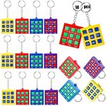 18 Pieces Tic Tac Toe Keychain Dura