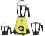 Vidiem Eva Citron 550W / 110V Mixer Grinder countertop, Blender, Stainless Steel Jars - Indian Mixer Grinder, Spice & Coffee grinder, Food Grain Mill for use in Canada/USA