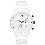 MVMT Chrono Ceramic Analog White Dial Men's Watch-28000122-D