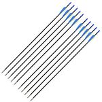 DNA 10 X 28 Inch Fibreglass Field Point Archery Arrows For Compound Or Recurve Bows