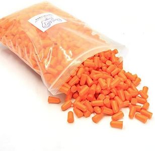 Quality Foam Ear Plugs 500 Pair - 32 dB Disposable Soft Noise Cancelling Sound Blocking Soft Ear Plugs Dispenser Refill Orange