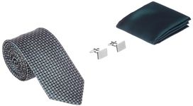 Van Heusen_Mens__Neck Tie_Pocket Square_Cuff Links_(VHTCGRGAW10501A_Green)