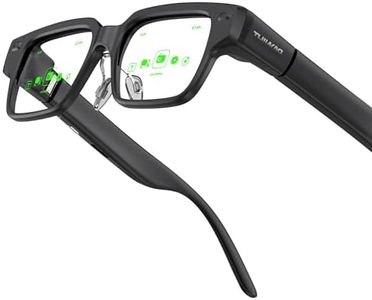 THIИKAЯ AiLens AI Glasses, 37g Smart AR Glasses with Dual Micro-OLED Display, AI Assistant, Translation, Teleprompter for Speeches, Notifications & Music, Bluetooth Pairing via App for Android & iOS