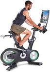 Echelon Connect EX-8s Smart Exercise Bike with 24 Inch HD Touchscreen, LED Flywheel, Bluetooth, 32 Resistance Levels, SPD Pedals, USB Port, Dumbbell Holders & Free 30-Day Echelon Fit App Membership