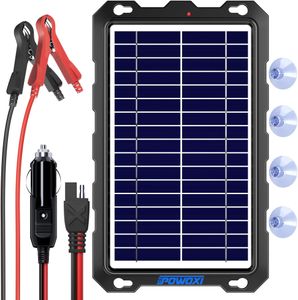 7.5W Solar Trickle Charger for 12V Batteries – Portable Panel