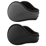 Dwenarry Winter Warm Ear muffs Unisex Foldable Ear Warmers adjustable fleece earmuffs for Men Women Cold Weather