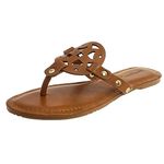 Pierre Dumas Women's Limit-20 Sandal, New Tan, 8.5