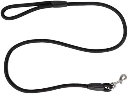 AiTodos® Correa Fuerte para Perros de 1,5 m, Correa para Perros de Entrenamiento o Paseo de 1,2 cm de Diámetro, Adecuada para Perros Pequeños, Medianos y Grandes, Color Negro