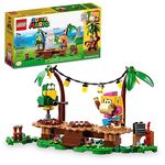 LEGO Super Mario Dixie Kong’s Jungle Jam Expansion Set 71421, Super Mario Gift Set for Boys and Girls Ages 7-9, Buildable Toy Game Featuring 2 Brick Built Super Mario Figures with Musical Accessories