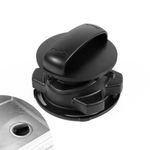 Garbage Disposal Stopper, 75257 Garbage Disposal Magnetic Stopper for ISE Cover Control Disposer, Garbage Disposal Cap Compatible with 75052/74052/74094/74275, ABS Black Kitchen Aid Disposal Stopper