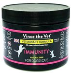 Vince the Vet - Natural Immunity Multivitamin Powder for Dogs & Cats (200g), Human Grade Veterinary Formulated Blend of Echinacea Purpurea Stem & Leaf, Echinacea Purpurea Root & Kelp