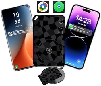 [2026 New] Dual Platform(Both iOS&Android) Rechargeable Wallet Tracker Card, Smart Wallet Finder, Compatible with Apple Find My & Google's Find Hub, Item Locator, Wireless Charging,Key Finder (1 PACK)