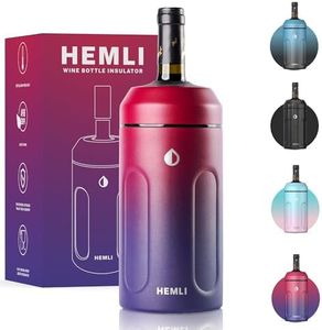 HEMLI Wine Chiller, Wine Bottle Chiller, Wine Bottle Cooler, Wine Chiller Sleeve, Wine Cooler Holder, Champagne Chiller, Wine Gift Ideas