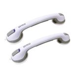 OEXEO 2PCS 16" Grab Bars for Bathroom - Shower Handle - Grab Bars for Bathtubs and Showers - Safety Hand Rail Support for Tub, Handicap, Elderly, Injury, Kid, Senior Assist Bath Handle