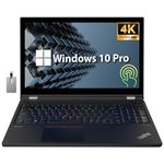 Lenovo ThinkPad T15g Gen 1 15.6" 4K Touchscreen Laptop, Intel Xeon W-10855M Processor, 64GB RAM, 4TB PCIe SSD, GEForce RTX2080, Fingerprint Reader, Black, Win 10 Pro, 32GB Hotface USB Card