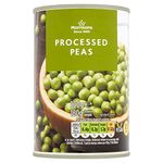 Morrisons Small Processed Peas in Water 300 g x 12