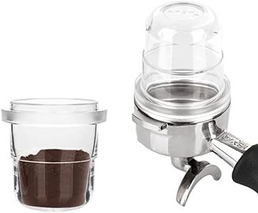 watchget 58mm Dosing Cup Espresso Dosing Cup Compatible with 58mm Portafilters Stacking Espresso Machine Accessories, Clear