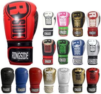 Ringside Apex Flash Boxing Training Sparring Gloves, RD/BK, 16 oz,Red/Black