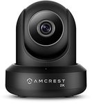 Amcrest UltraHD 2K WiFi Camera 3MP (2304TVL) Dualband 5ghz / 2.4ghz Indoor Pan/Tilt Surveillance Wireless IP Camera, Home Video Security System with IR Night Vision, Two-Way Talk IP3M-941B (Black)