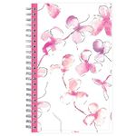 Blue Sky 2024 Weekly and Monthly Planner, January - December, 5" x 8", Clear Pocket Cover, Wirebound, Orchid (142084-24)