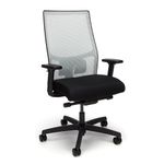 INSAEIGY HON Ignition 2.0 Mid-Back Adjustable Lumbar Work Fog Mesh Computer Chair for Office Desk (Black Fabric)