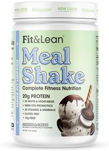 Fit & Lean Fat Burning Meal Replacement, Cookies & Cream, 1 lb