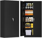 Superday Lockable Storage Cabinet, 