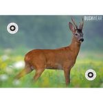 BushWear 4 Pack Double Sided Roe Target - Multicoloured and Realistic Targets for Hunting and Shooting Practice