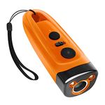 TBYUM Anti Barking Device,Ultrasonic Dog Training-Dog Barking Control Devices,Ultrasonic Dog Barking Deterrent with LED Flashlight 25 FT Range Rechargeable