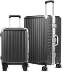 LUGGEX Zipperless Luggage with Spin