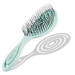 CHIARA AMBRA Bio Friendly Detangling Brush - No Tugging Detangler for Thick & Curly Hair or Extensions - Vegan Vent Hairbrush - Turquoise