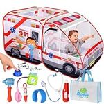 Ambulance Pop-up Play Tent for Kids