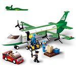 ENHANA Building Blocks City Airplane Station Toy for 6-12 Years Old Boys,City Airport Building Kits Kids Toys STEM Learning Building Bricks Helicoper Birthday Gift for 6-12 Children (383 Pieces)