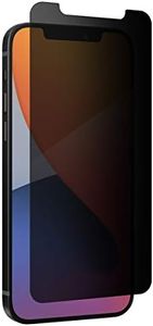 ZAGG InvisibleShield Glass Elite Privacy+ Screen Protector for iPhone 12 Pro Max, Two-Way Privacy Filter, 4X Stronger, Anti-Microbial Treatment, Anti-Fingerprint Technology, Easy to Install