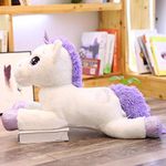 HUG 'n' FEEL SOFT TOYS Soft Toys Unicorn Plush Toys Giant Size Unicorn Stuffed Animal Horse Toy Soft Unicornio Peluche Doll Gift Children Pink Plush & Stuffed Toys (75cm) Lovely Teddy Figure