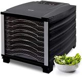 BioChef Arizona Food Dehydrator with 8 Stainless Steel Trays and 24hr Digital Timer. Fruit Dryer Machine + Non Stick Trays, Mesh Sheets and Drip Tray