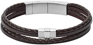 Fossil Casual Texture Black Bracele