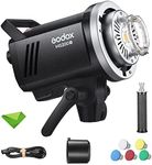 Godox MS200V 200W Strobe Flash GN53 5600K 0.1-1.8S Recycle Time 2.4G with LED Modeling Lamp LED Light Strobe Flash Monolight for Studio, Portrait, Commerce Photography, etc (MS200 Upgraded Version)